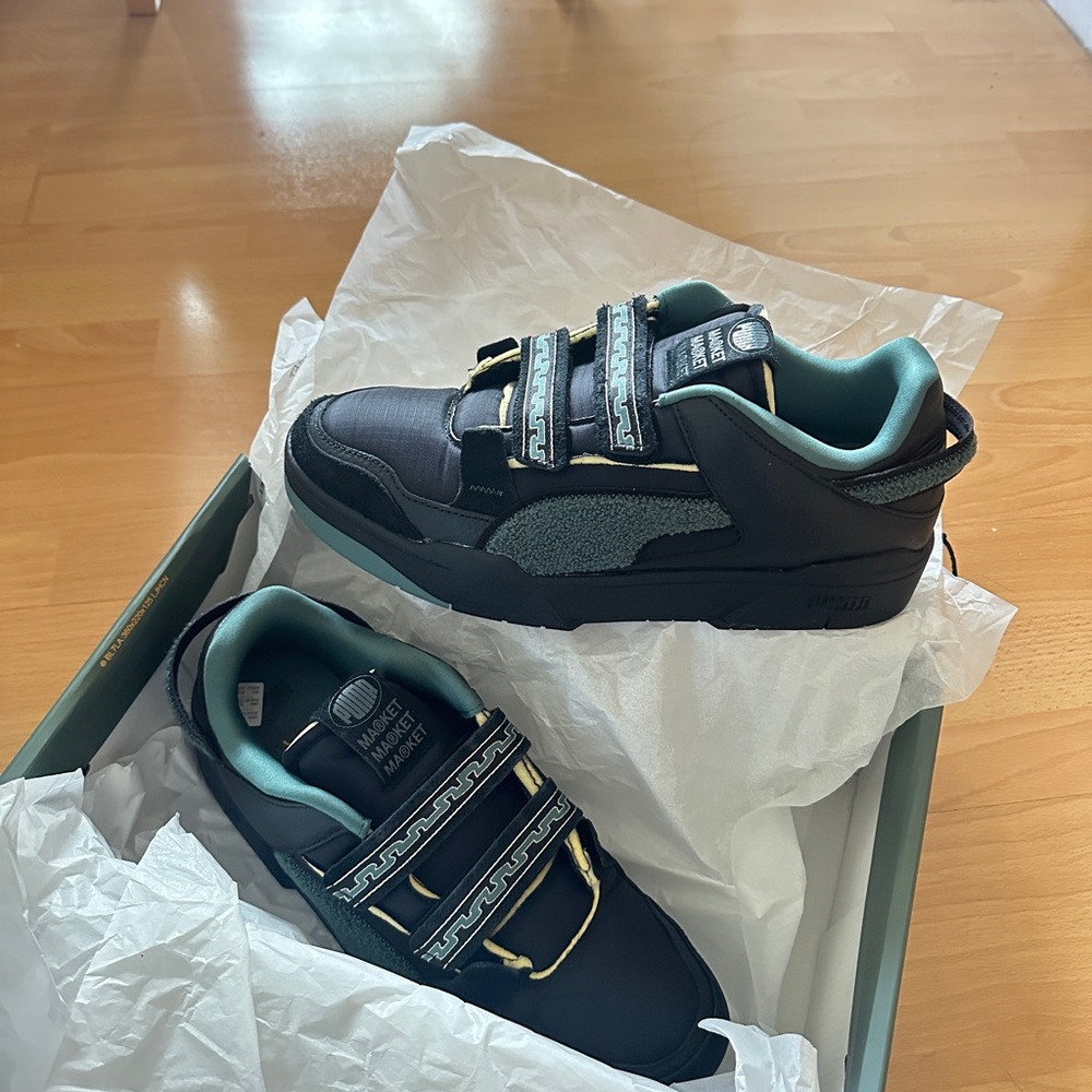 Puma x MARKET x Slipstream INVDR 'Black' Sneakers, Mens size 12, NEW W BOX